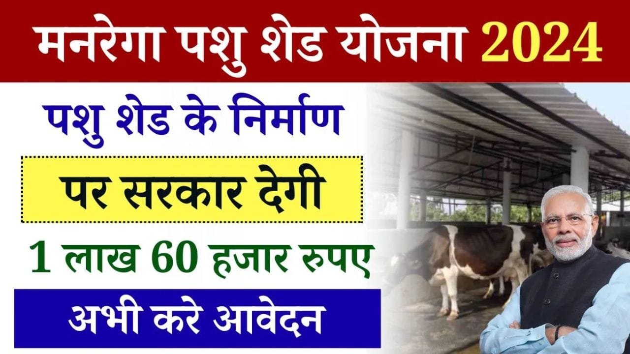 पशु पालकों के लिए खुशखबरी! पशु शेड बनाने के लिए सरकार दे रही है 1.60 लाख रुपये