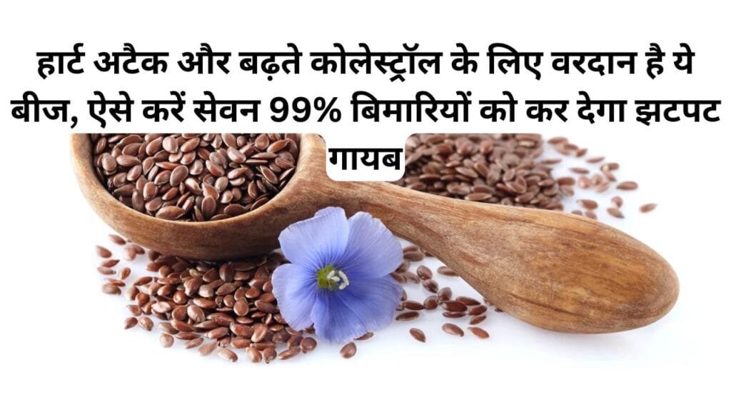 Flax Seeds Benefits: हार्ट अटैक और बढ़ते कोलेस्ट्रॉल के लिए वरदान है ये बीज, ऐसे करें सेवन 99% बिमारियों को कर देगा झटपट गायब, जानिए इस बीज के बारे में